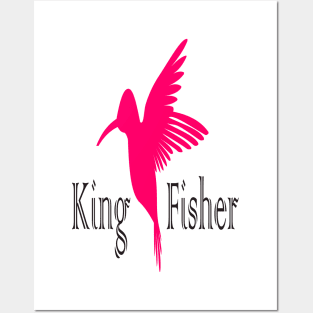 King Fisher Posters and Art